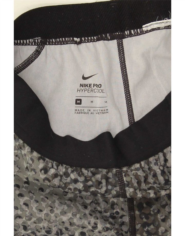 Nike Damen Capri-Leggings UK 12 Mittelgrauer Farbblock