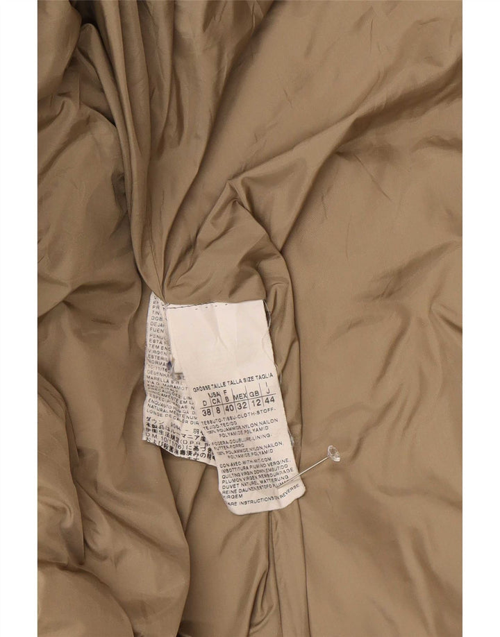 Marella Damen Wattierte Jacke UK 12 Mittelbraunes Polyamid
