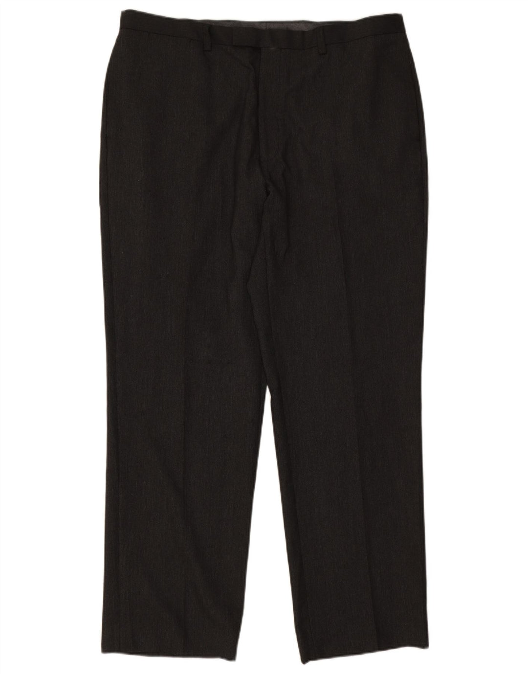 Gerade Herren-Anzughose von Marks & Spencer, W38, L31, graue Nadelstreifen