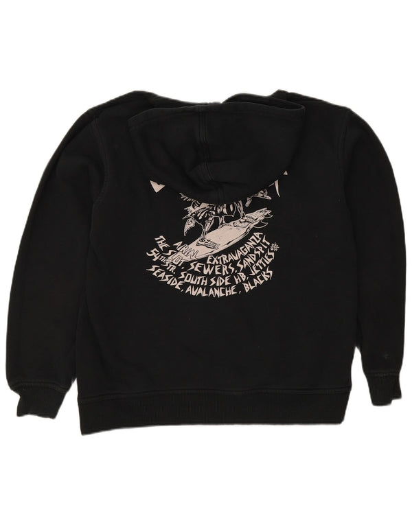 Quiksilver Kapuzenpullover mit Grafik für Jungen, 13–14 Jahre, Schwarz