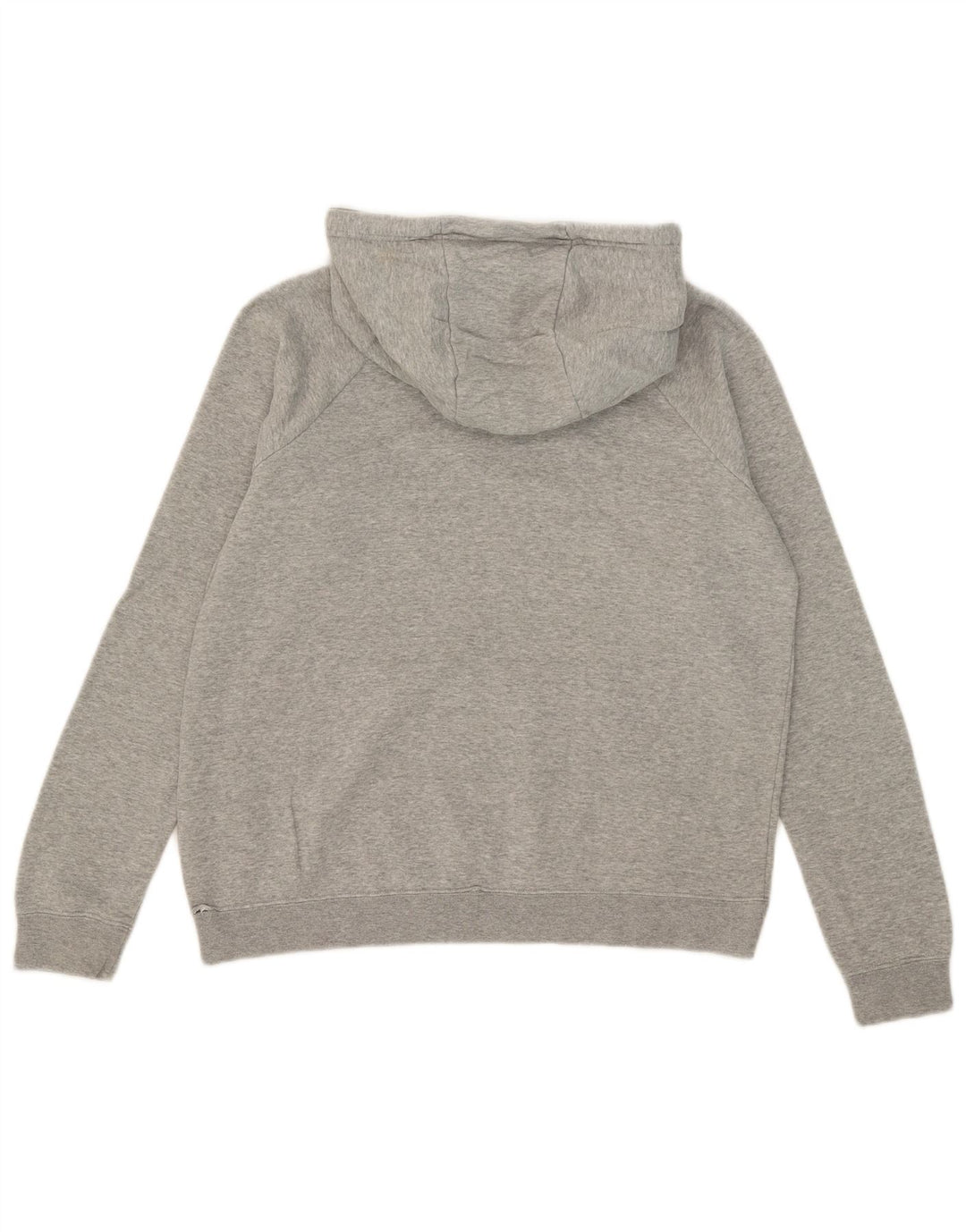 Nike Damen Kapuzenpullover UK 14 Mittelgraue Baumwolle