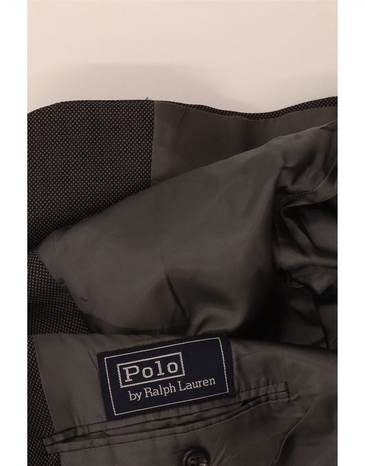 Polo Ralph Lauren Herren-Blazer mit 2 Knöpfen, Gr. 40, groß, marineblau gepunktet