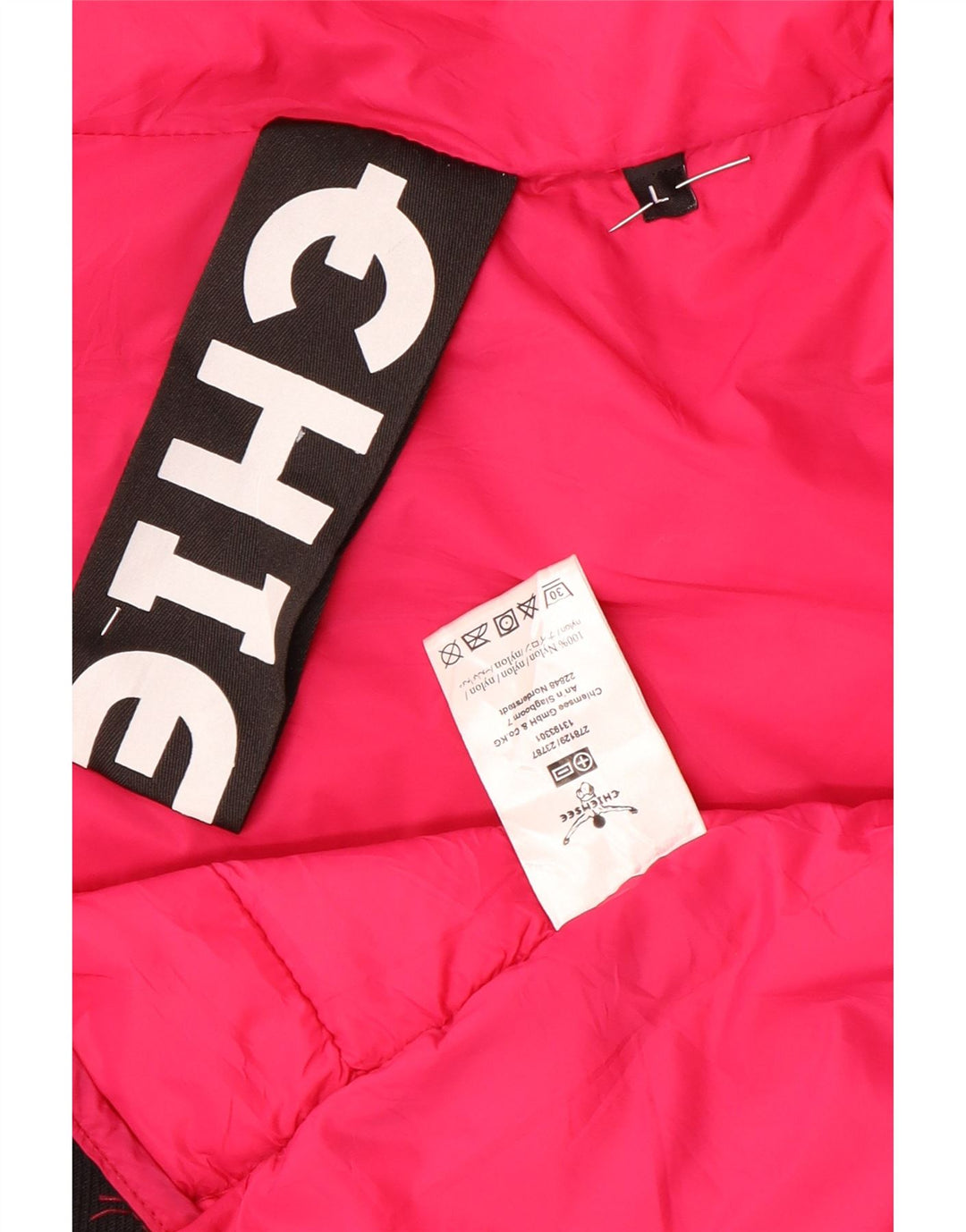 Chiemsee Damen Wattierte Jacke UK 16 Large Pink Nylon