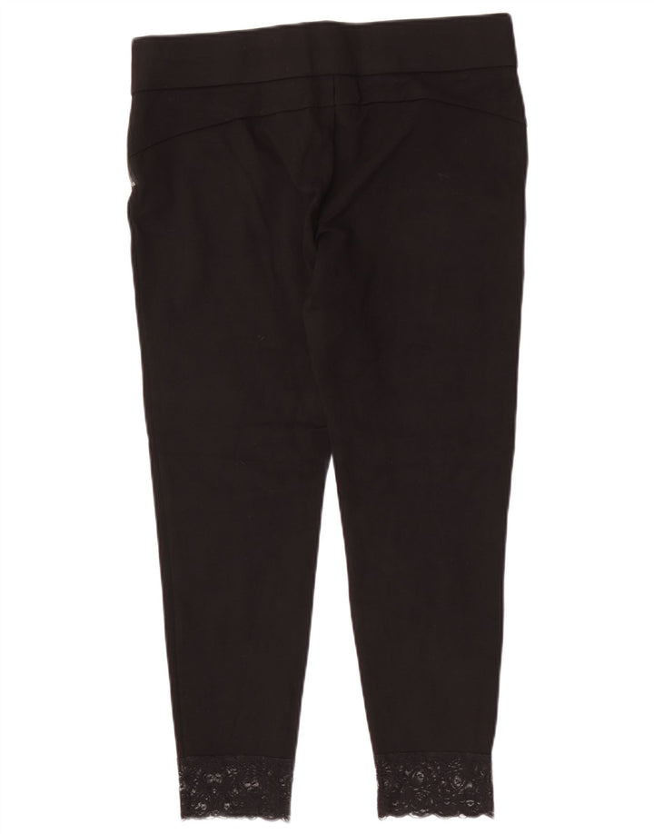 Zara Damen Leggings, kurze Hose, XL, W32, L25, Schwarz