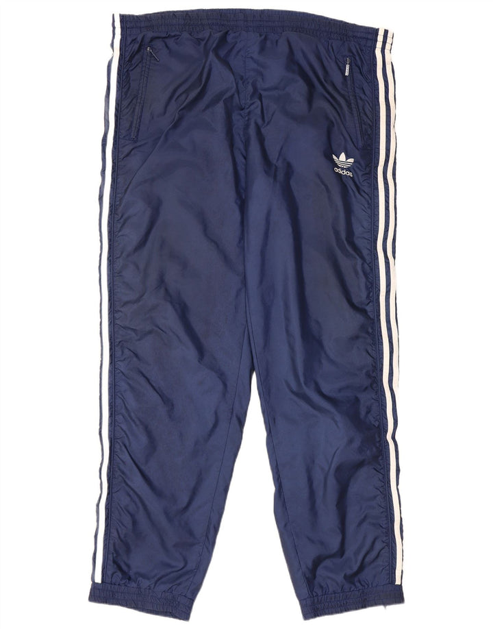 Adidas Herren-Trainingshose UK 40, Mittel, Marineblau, Polyamid