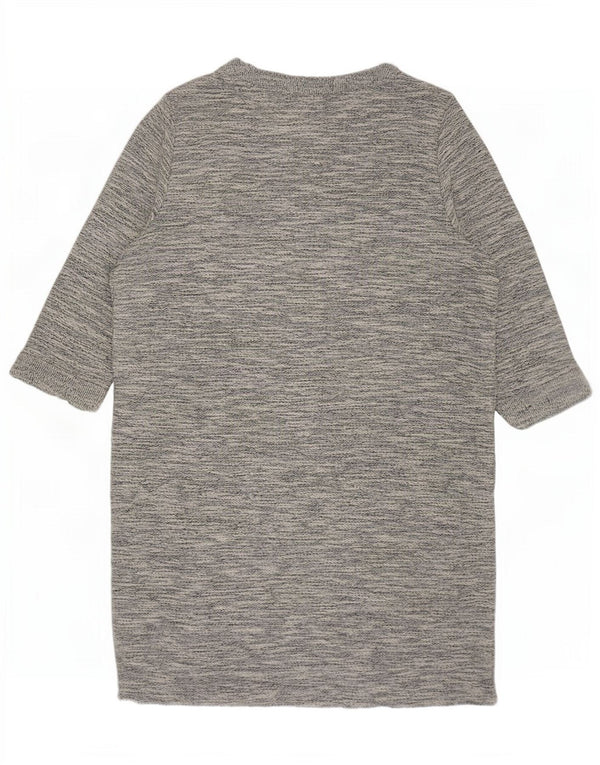 Marks & Spencer Damen Etuikleid mit 3/4-Ärmeln, UK 20 2XL, Grau meliert