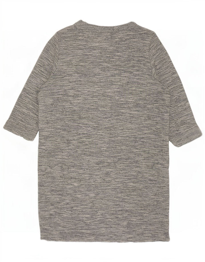 Marks & Spencer Damen Etuikleid mit 3/4-Ärmeln, UK 20 2XL, Grau meliert