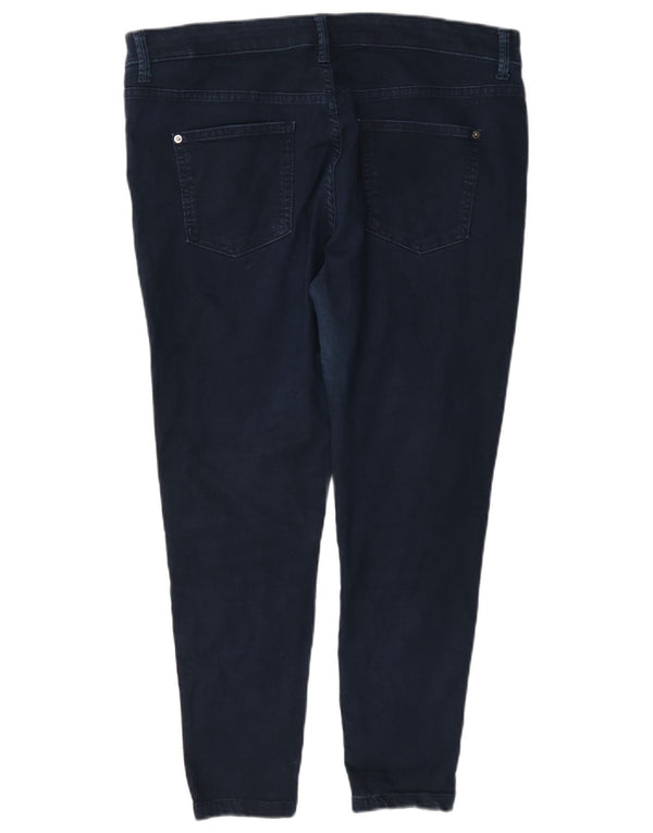 Marks & Spencer Damen Crop Skinny Jeans UK 16 Large W34 L25 Marineblau