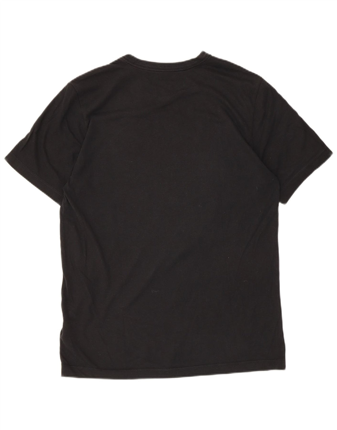 Nike Herren Dri Fit Graphic T-Shirt-Oberteil aus mittelschwarzer Baumwolle