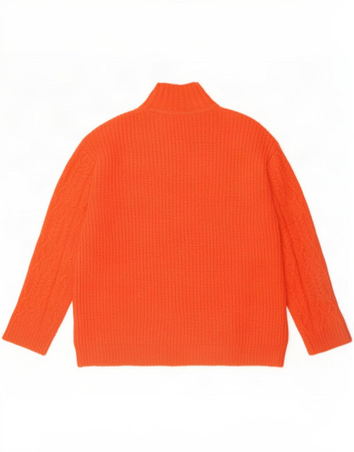 Marks & Spencer Rollkragenpullover für Damen, Gr. 10, Größe S, Orange