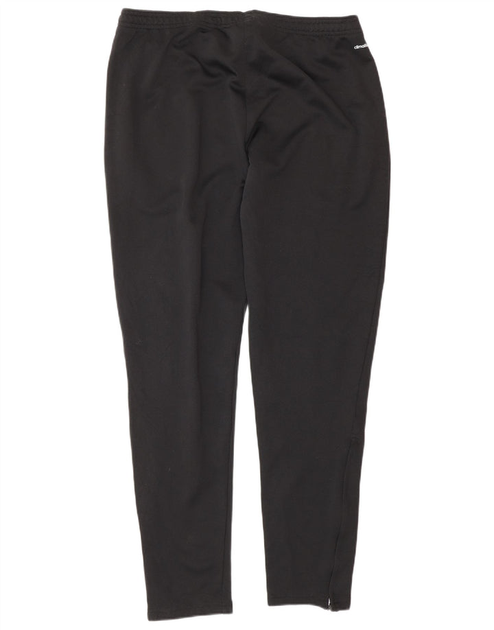 Adidas Damen Climalite Trainingshose UK 16/18 Large Schwarz Polyester