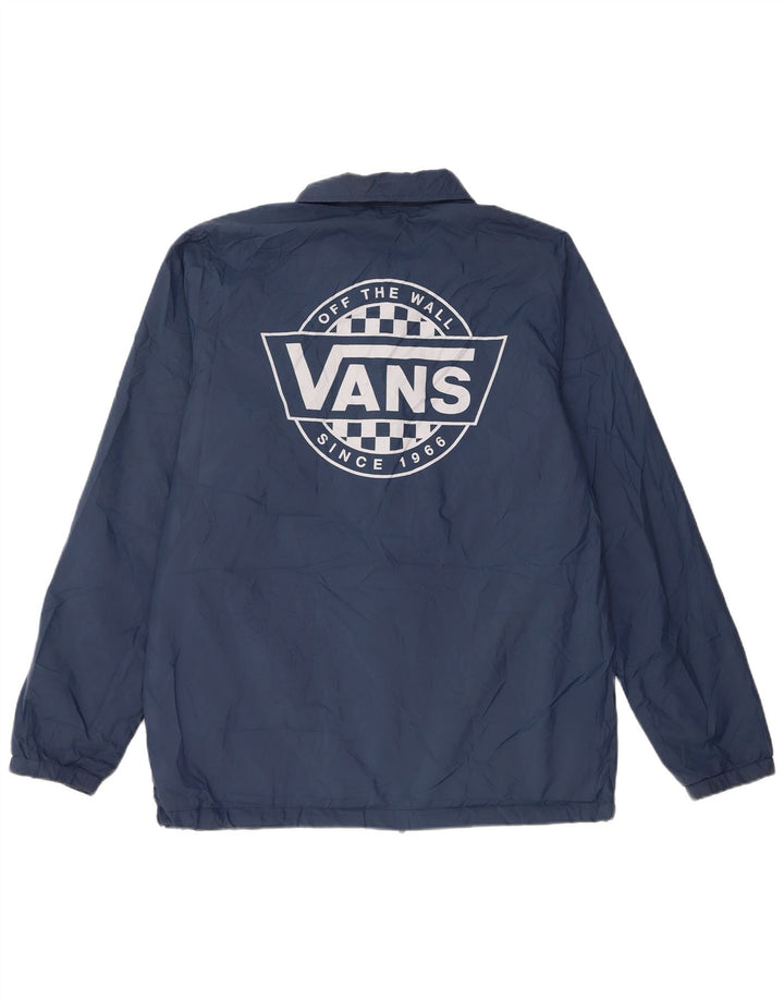 Vans Herren-Bomberjacke mit Grafik, UK 38, Mittelmarineblau, Polyester