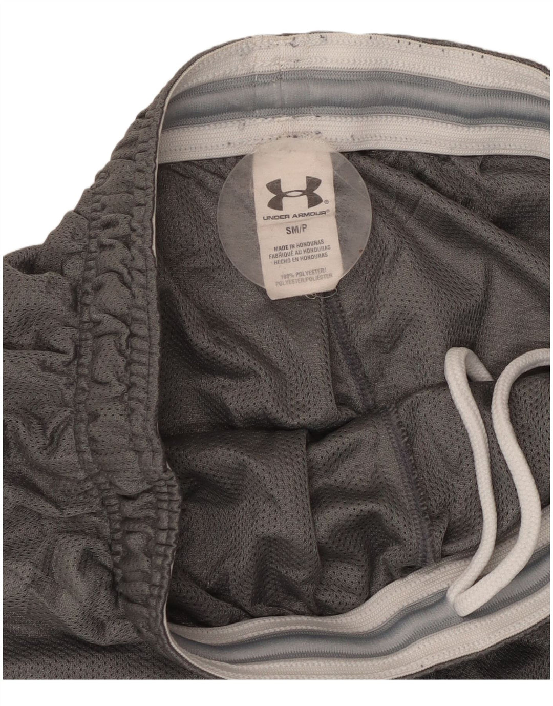 UNDER ARMOUR Damen Sportshorts UK 10 Small Grau Polyester