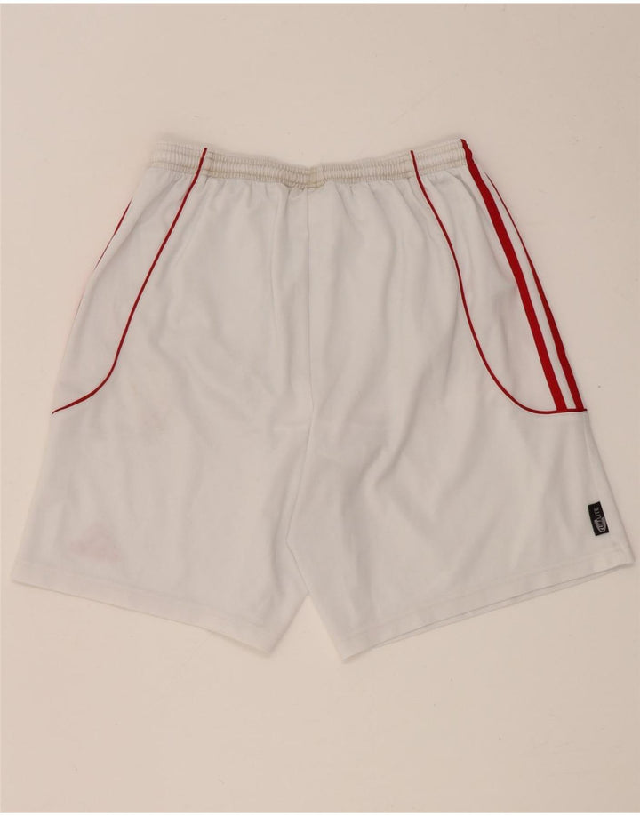 Adidas Herren Climalite Sport Shorts Großes weißes Polyester