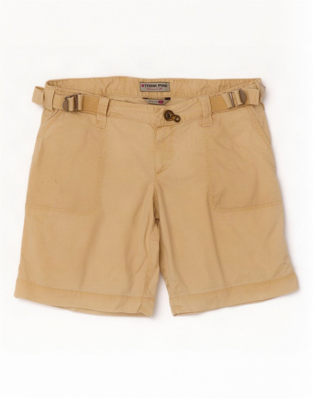 Think Pink Damen Cargoshorts IT 48 XL W36 Beige