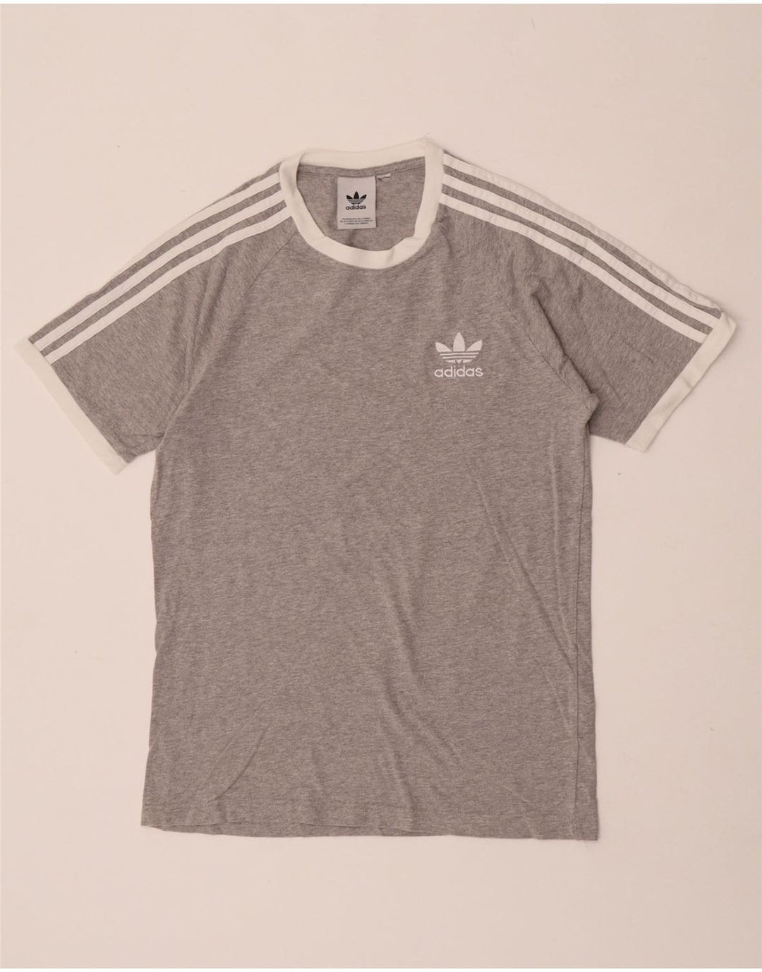 Adidas Herren T-Shirt Top Small Grau meliert