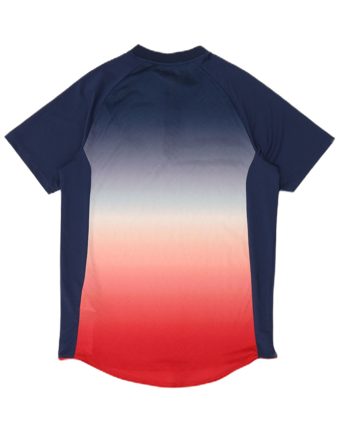 Ellesse Herren-T-Shirt-Oberteil, klein, marineblaues Farbblock-Polyester