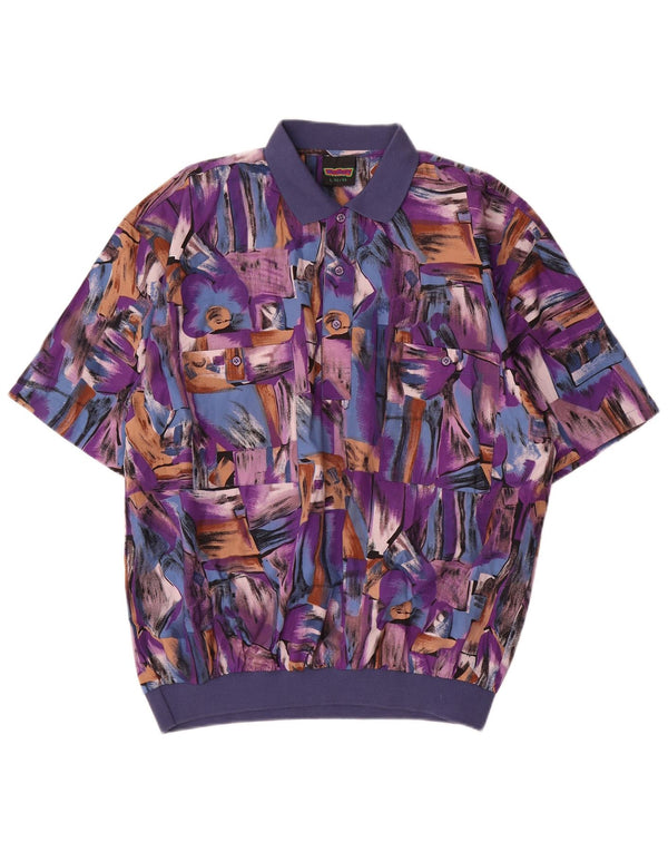 WESTBURY Mens Pullover Shirt IT 52/54 Large Multicoloured Patchwork