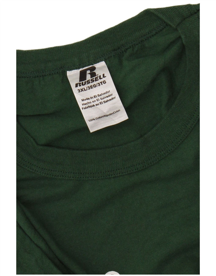 RUSSELL ATHLETIC Herren Grafik T-Shirt Top 3XL Grün