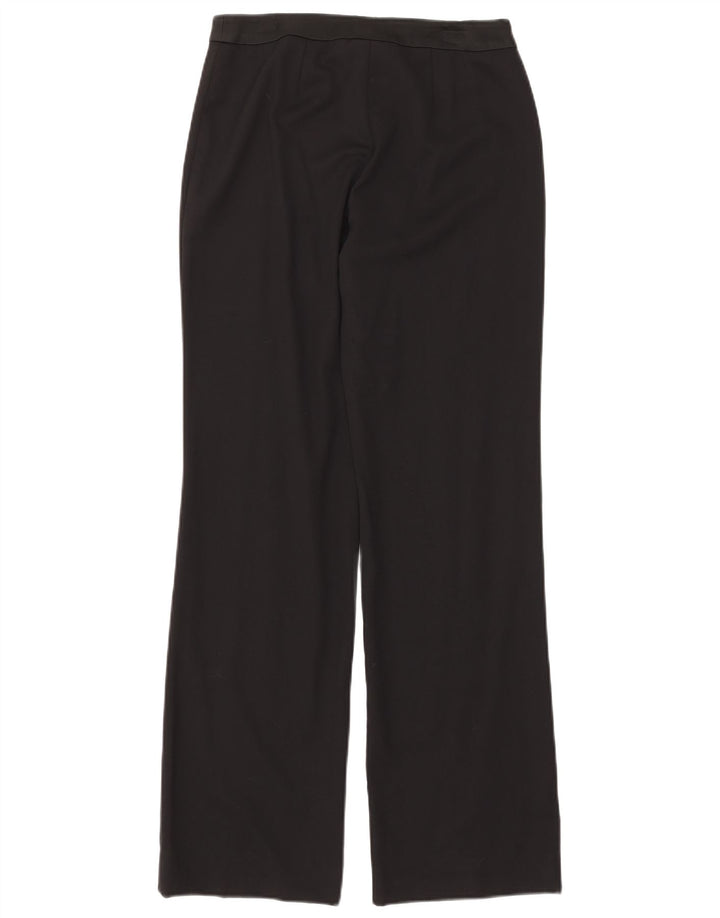 MAX & CO. Womens Classics Straight Suit Trousers UK 10 Small W28 L32 Black