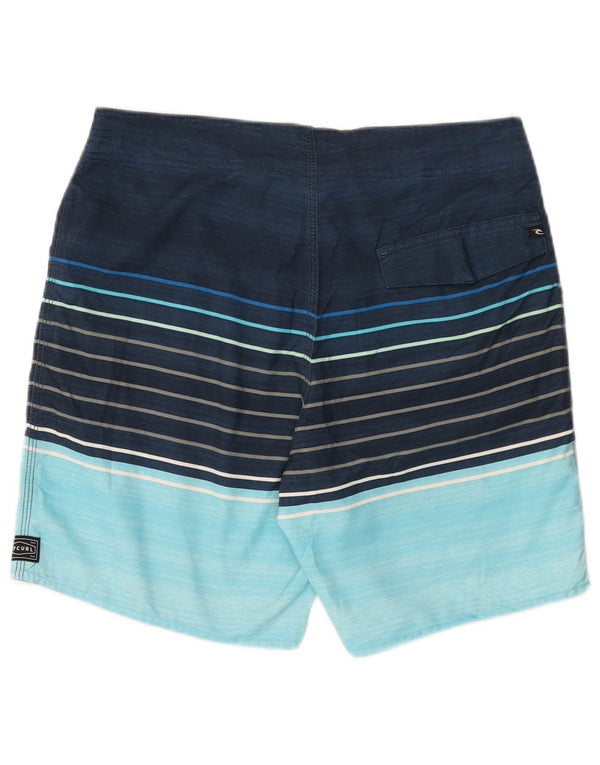 Rip Curl Herren-Badeshorts, mittelgroß, marineblau, Colourblock-Polyester