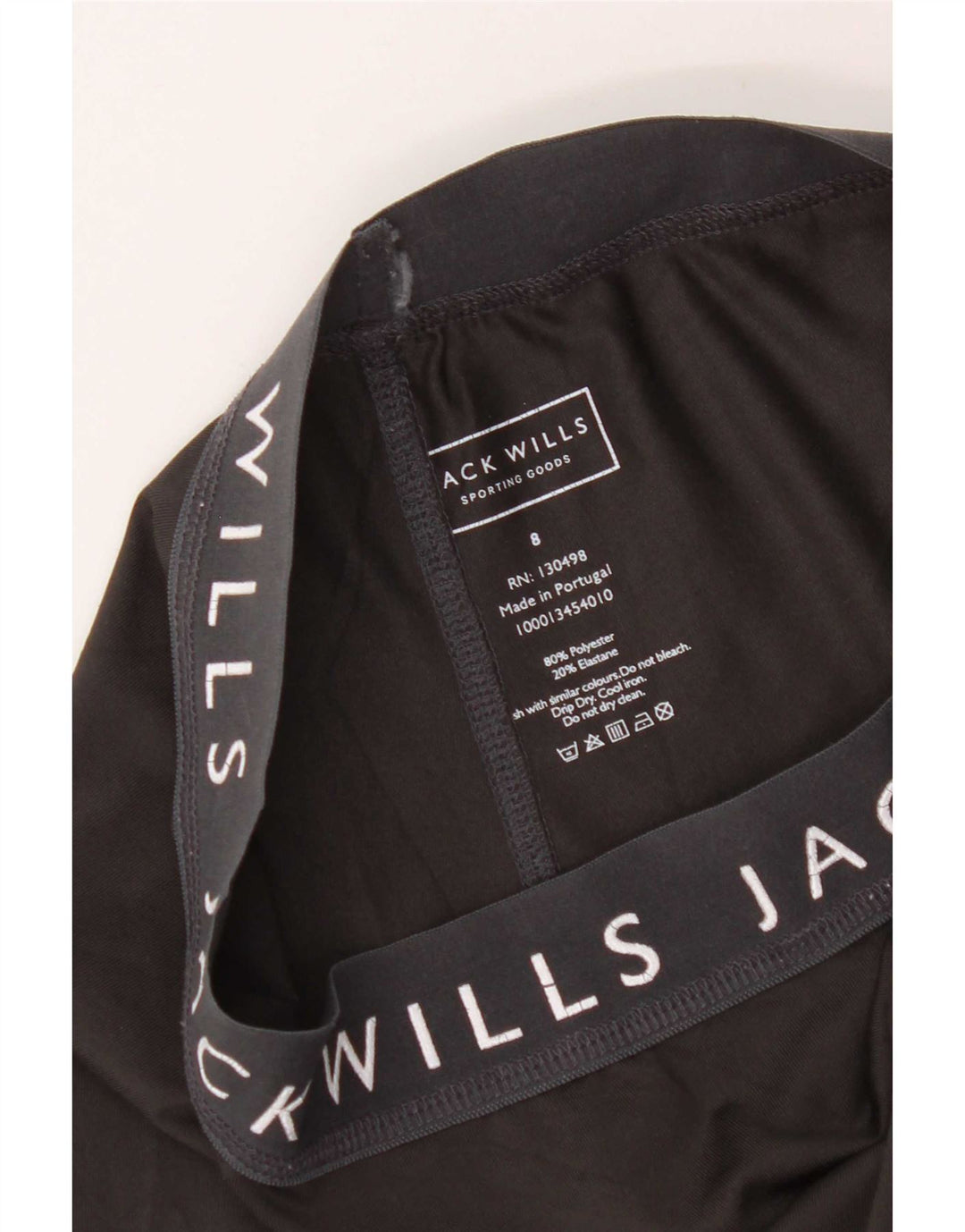 Jack Wills Damen-Leggings mit Grafik, Größe S, Größe S, Schwarz, Polyester