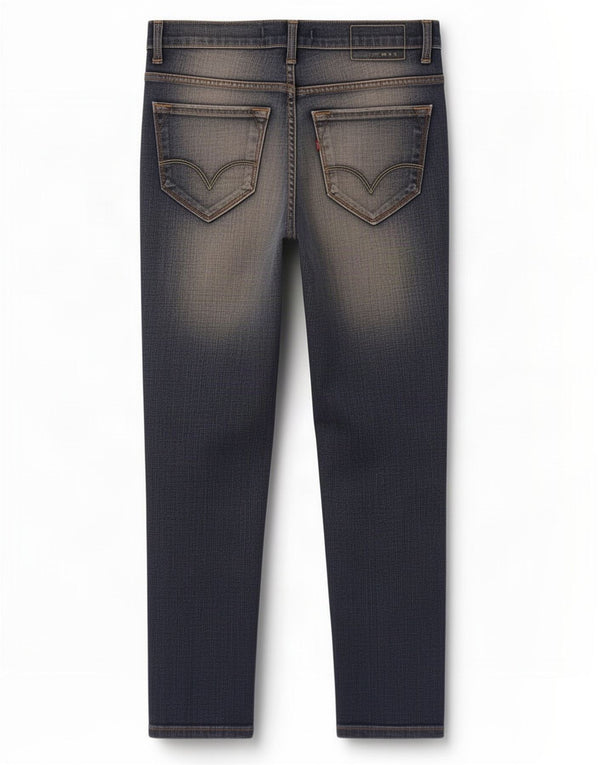 Levi's Damen 519 Distressed Slim Jeans W28 L28 Blau