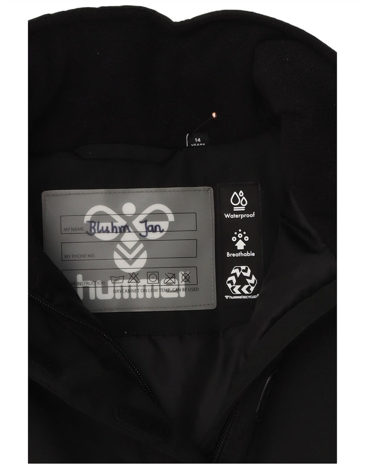 Hummel Jungen Graphic Anorak Jacke 13-14 Jahre Schwarz