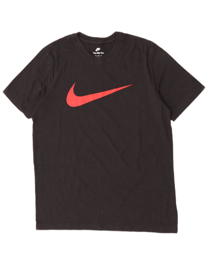 Nike Herren-T-Shirt mit Grafik, groß, aus schwarzer Baumwolle