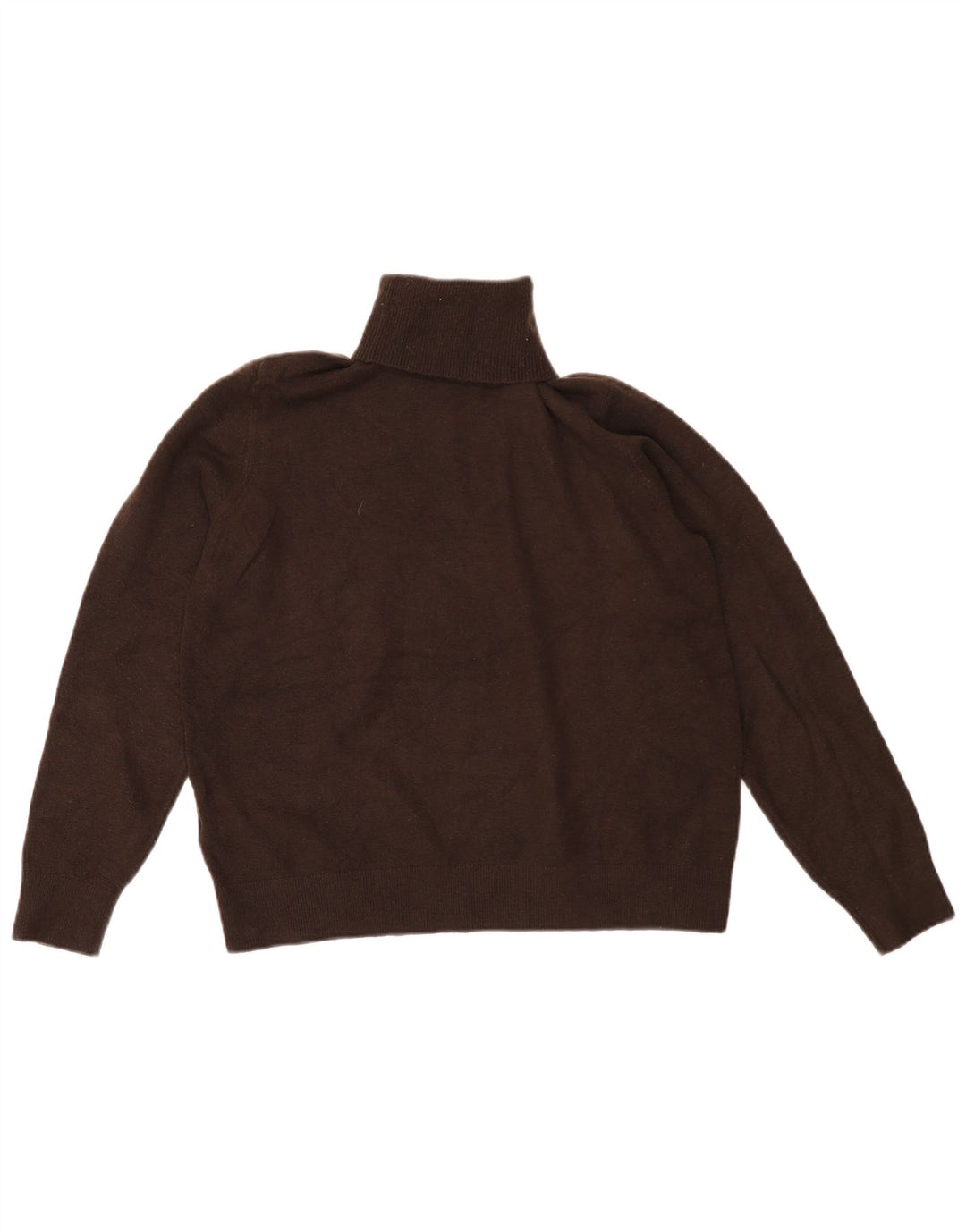 Marks & Spencer Rollkragenpullover für Damen, UK 14, Mittelbraun