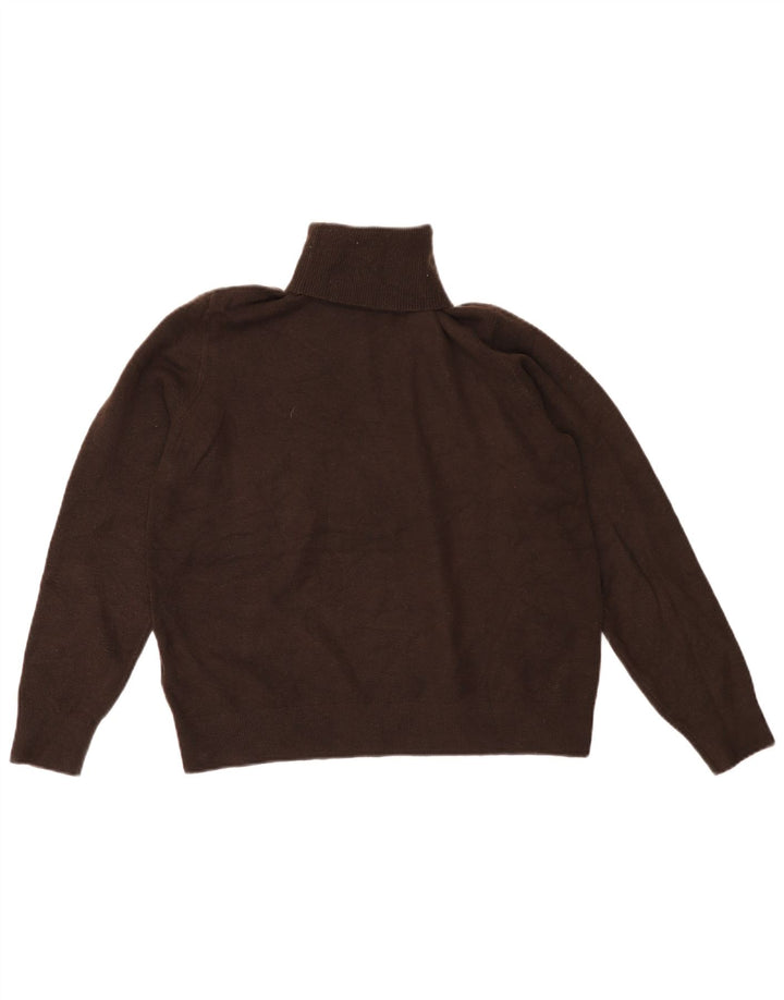 Marks & Spencer Rollkragenpullover für Damen, UK 14, Mittelbraun
