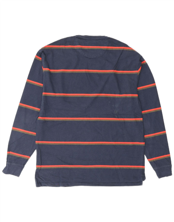 VANS Herren-Oberteil, langärmelig, klein, Marineblau gestreift
