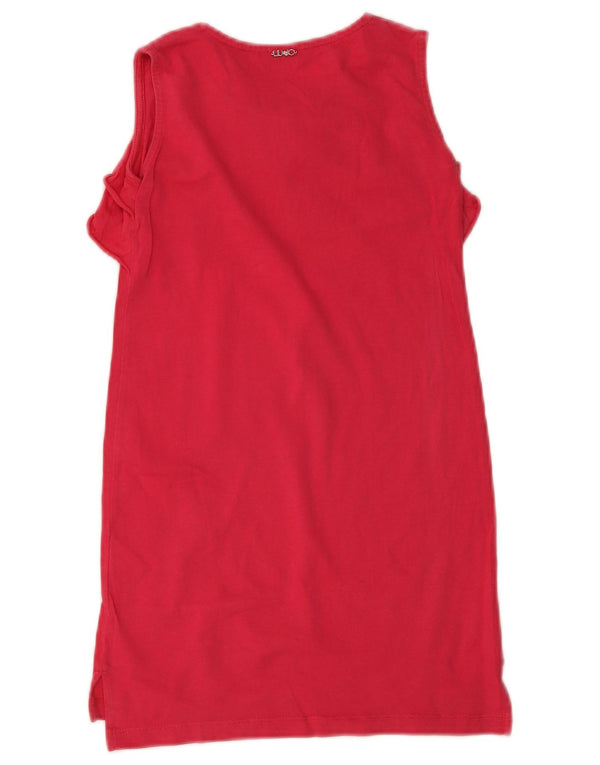 Liu Jo Ärmelloses T-Shirt-Oberteil für Mädchen, 5–6 Jahre, rote Baumwolle