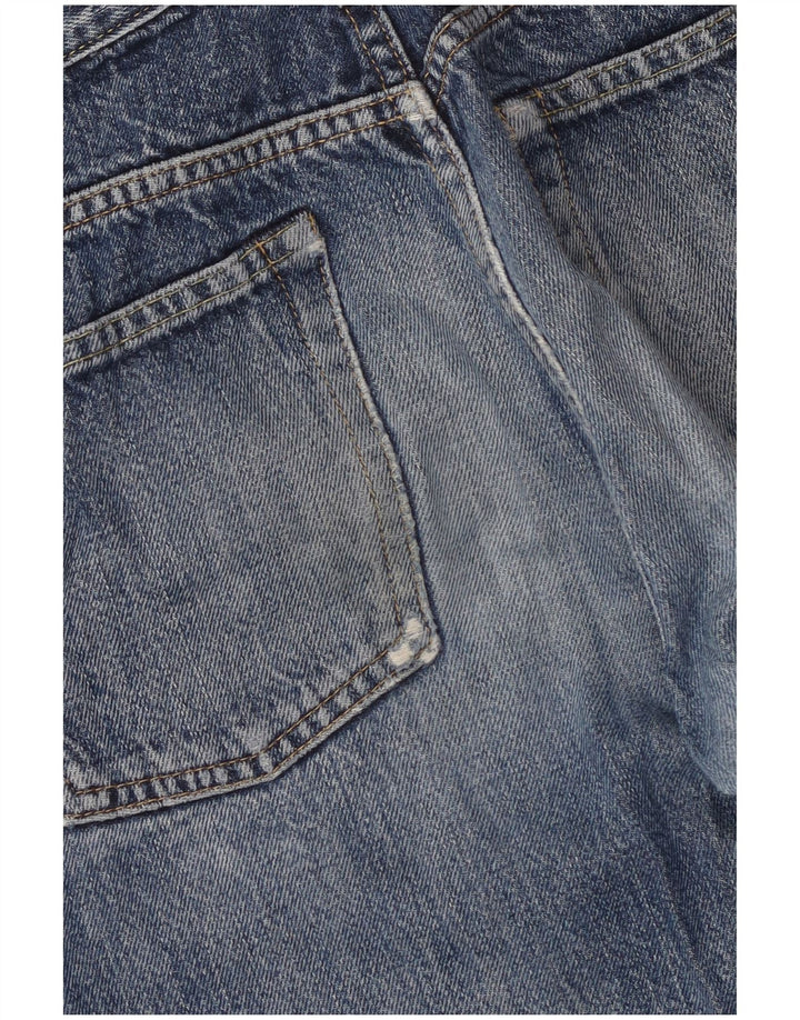 Replay Damen Straight Jeans W28 L32 Blaue Baumwolle