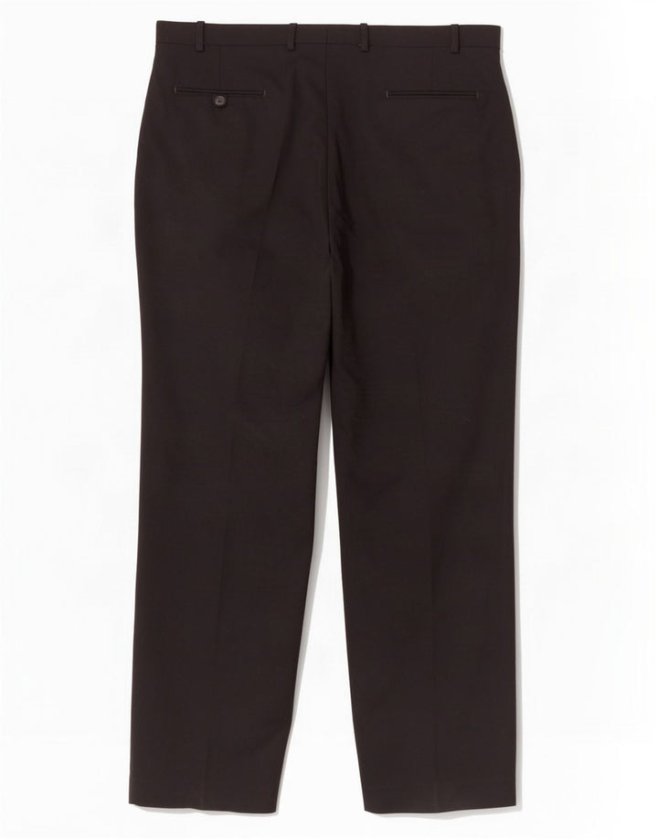 Marks & Spencer Damen-Anzughose mit Pegged-Anzug, W40, L33, schwarze Wolle