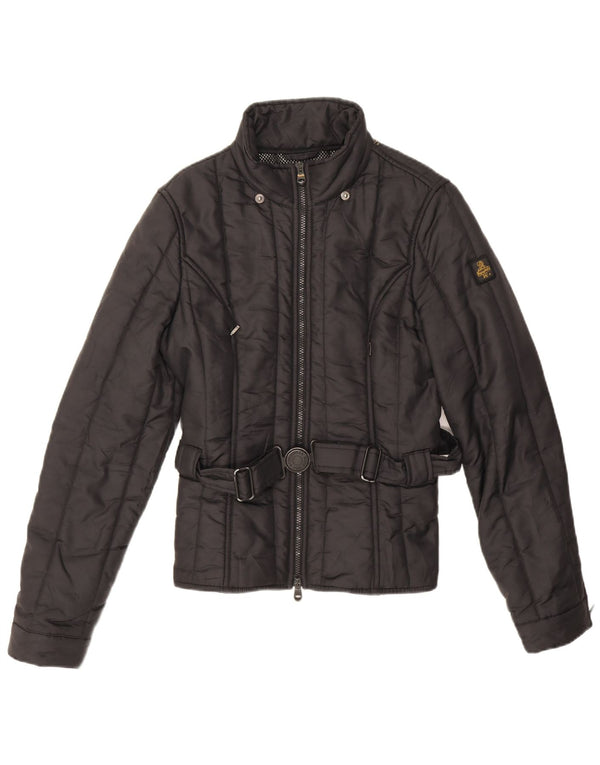 Refrigiwear Damen Wattierte Jacke UK 12 Medium Schwarz Polyamid