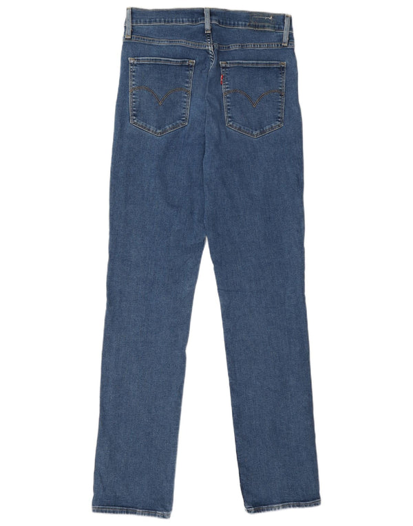 Levi's Damen 724 High Rise Straight Jeans W29 L32 Blaue Baumwolle