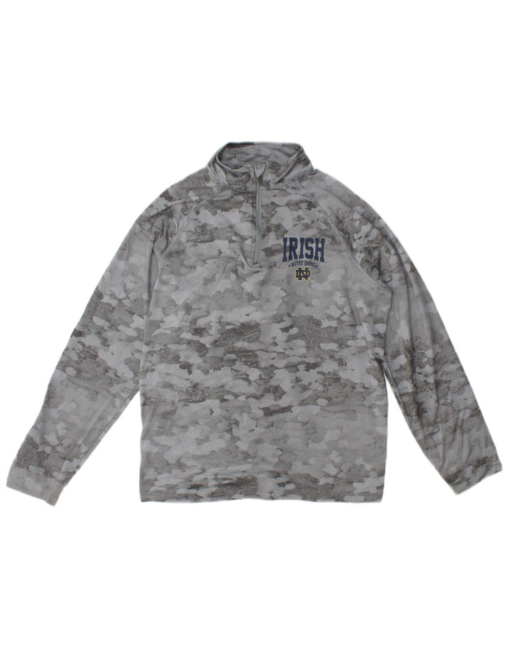 Under Armour Jungen-Pullover-Trainingsoberteil mit Reißverschluss, 13–14 Jahre, XL, Grau