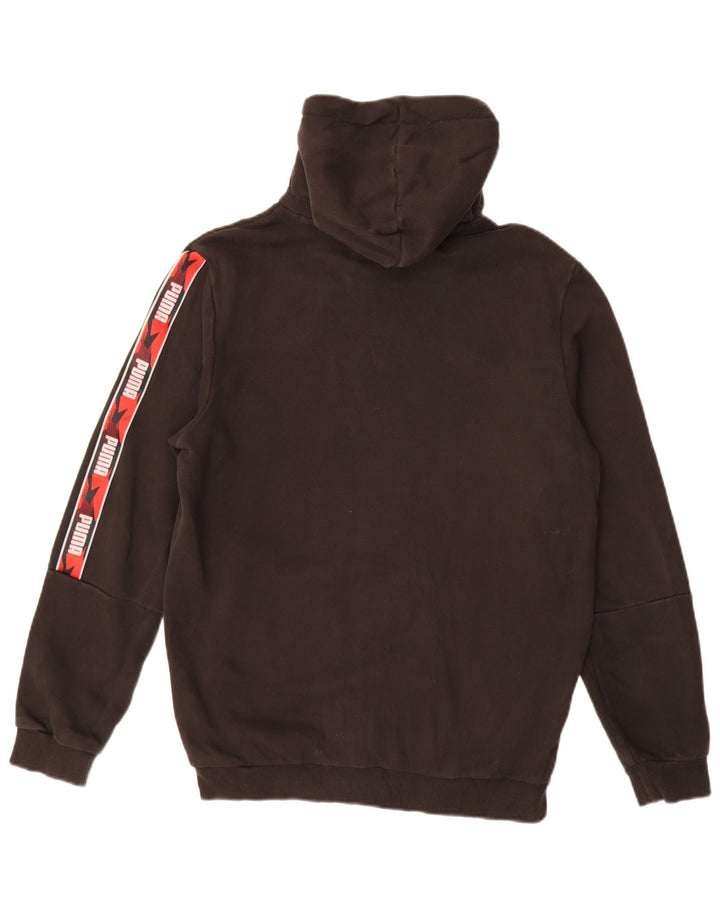 PUMA Herren Graphic Hoodie Pullover Small Schwarz Baumwolle