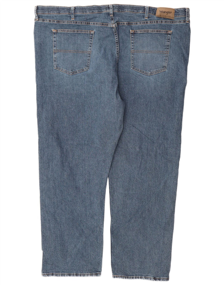 Wrangler Herren Straight Jeans W48 L30 Blaue Baumwolle