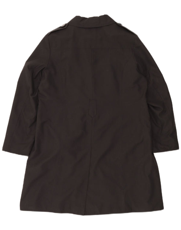 Marks & Spencer Damen Trenchcoat UK 20 2XL Schwarz Polyester
