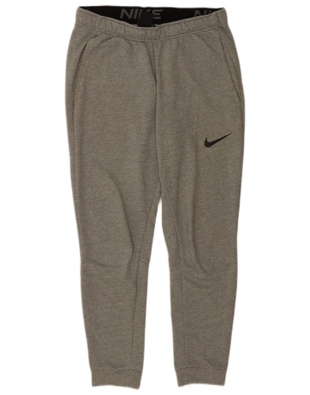 Nike Herren Dri Fit Standard Trainingshose Jogger mittelgraue Baumwolle