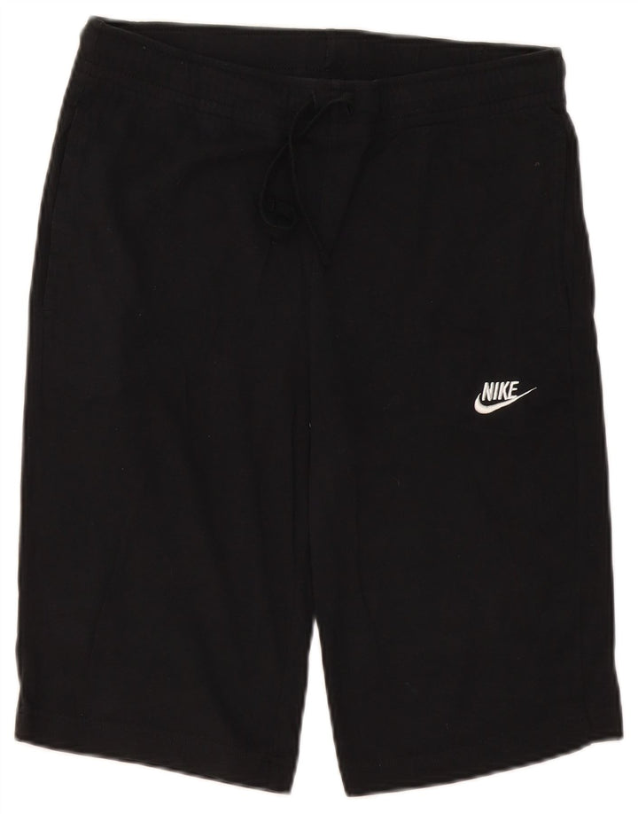 Nike Herren-Sportshorts, Größe S, schwarze Baumwolle