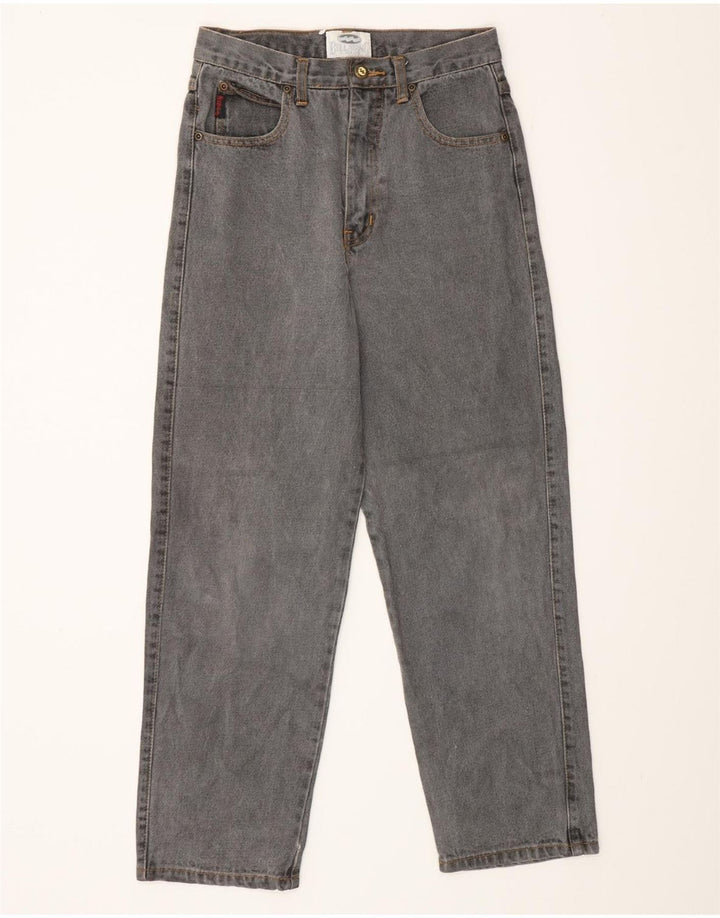 Billabong Mädchen-Jeans mit hoher Taille, lockere Passform, 13–14 Jahre, W28, L25, graue Baumwolle