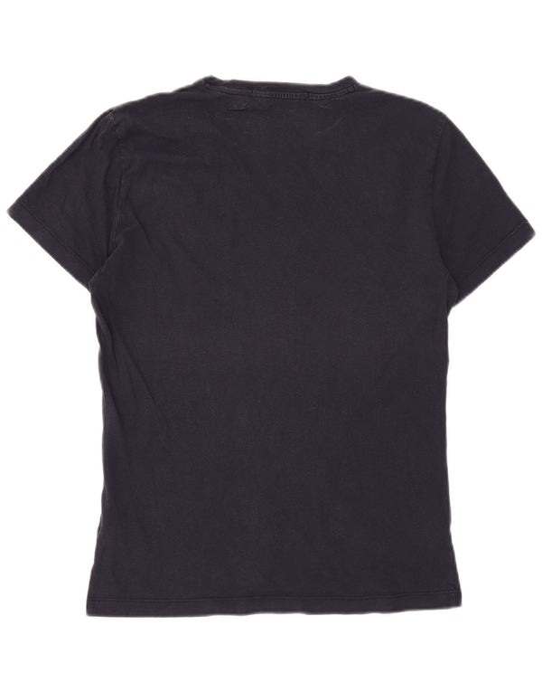 Calvin Klein Jeans Herren T-Shirt Top XS Marineblau Baumwolle