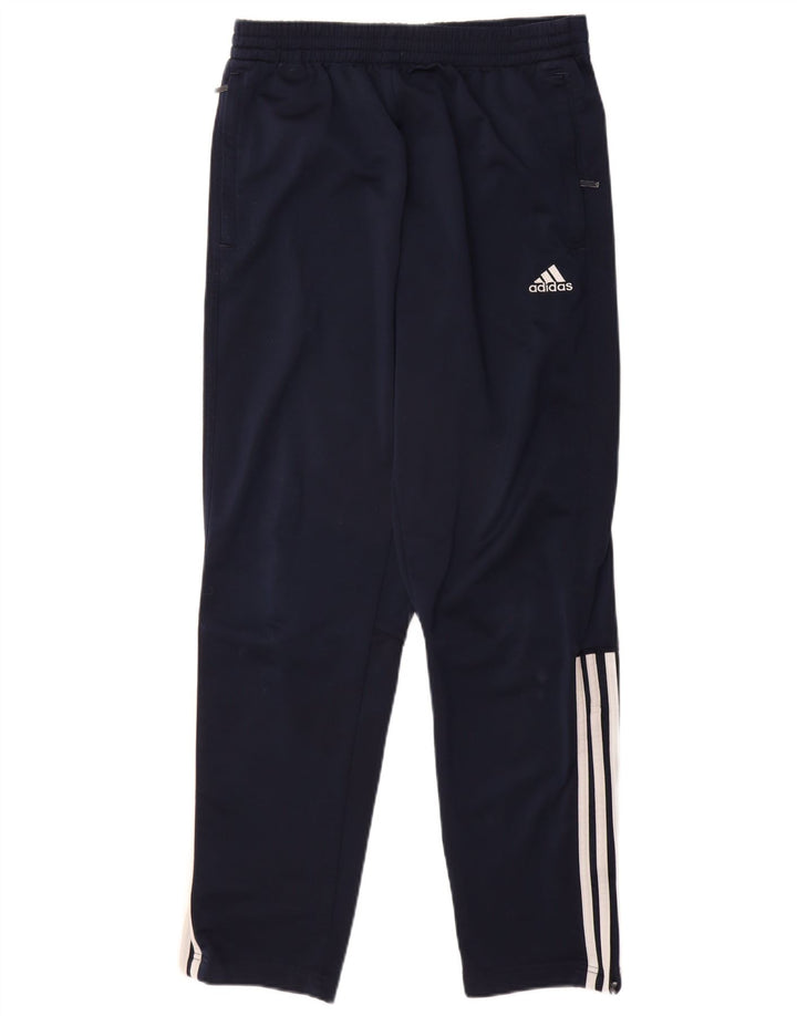 Adidas Herren-Trainingshose, groß, marineblau, Polyester