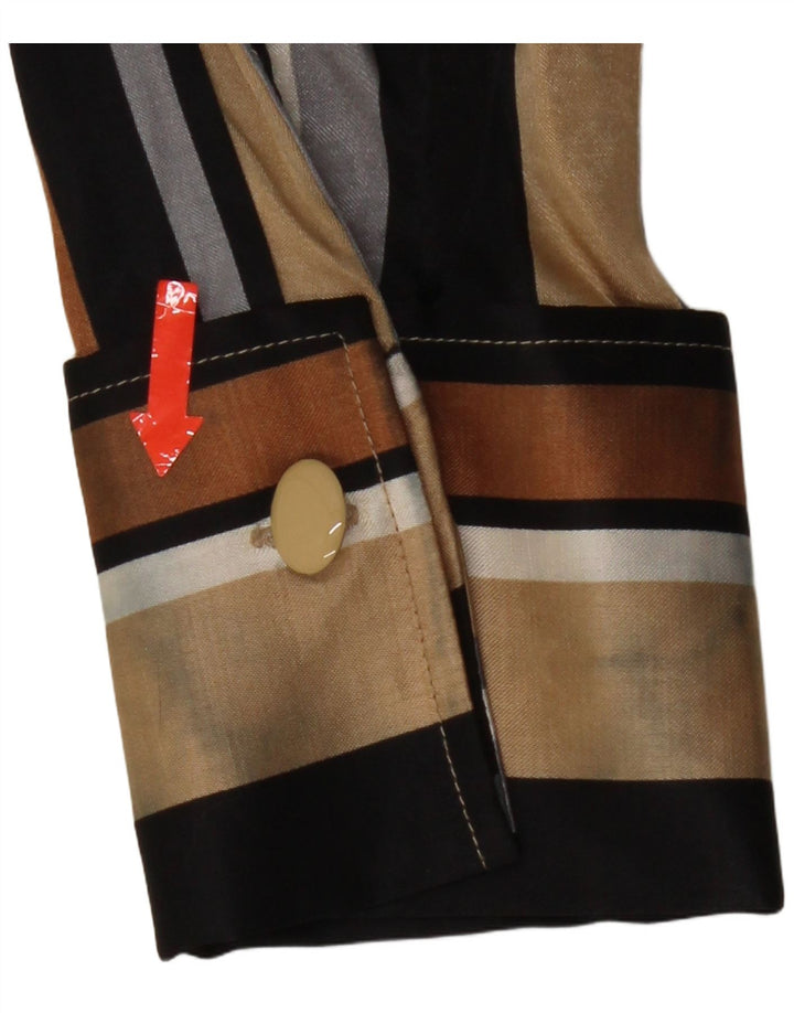 Naracamicie Damen-Hemdbluse, Größe M, mehrfarbig, gestreift, Viskose, UK 12