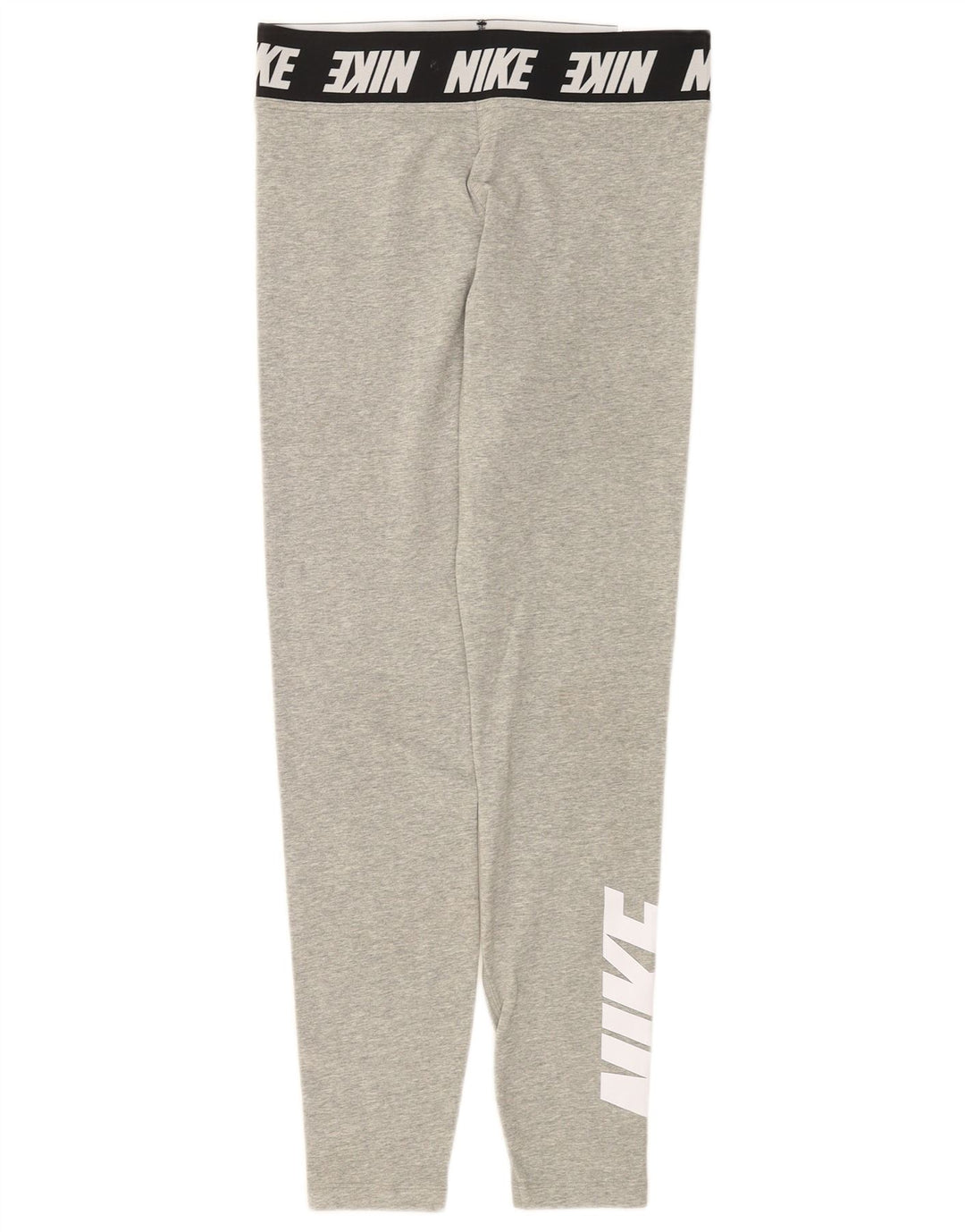 Nike Tight Fit Grafik-Leggings für Damen, UK 12, Mittelgrau, Farbblock