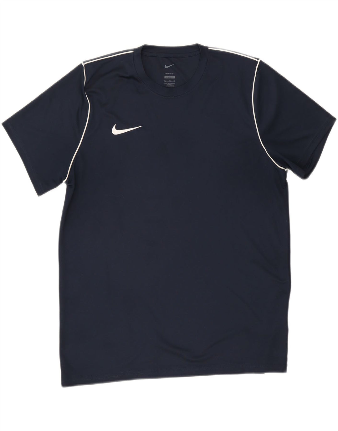 Nike Herren Dri Fit Slim Fit T-Shirt Top XL Marineblau Polyester
