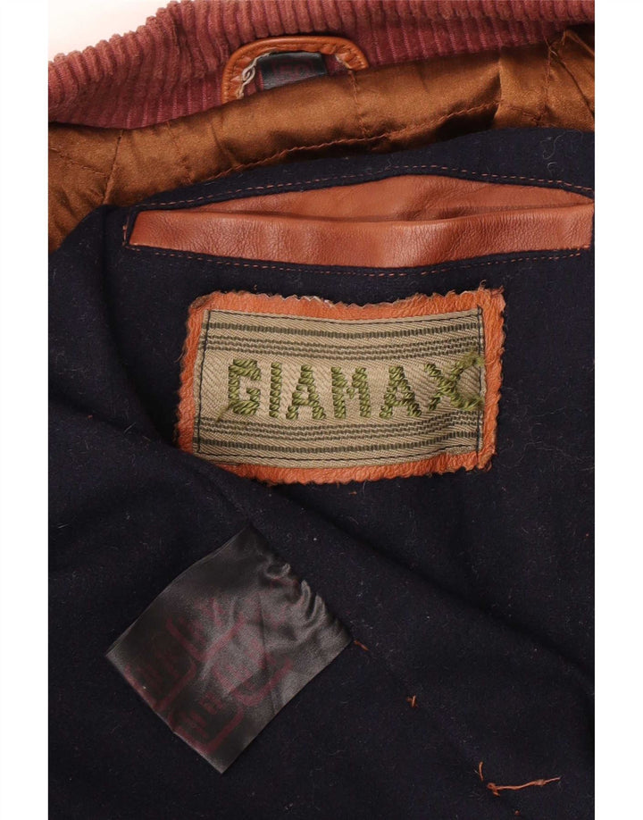 Giamax Damen Duffle Ledermantel IT 50 2XL Braun